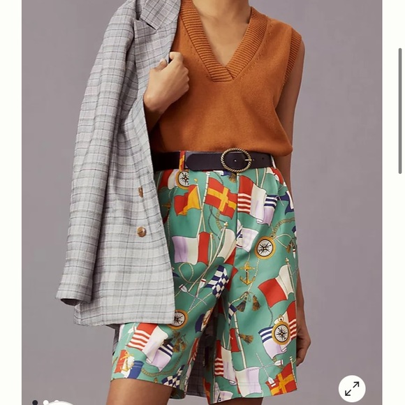 Maeve Pants - Anthropologie Maeve Printed Bermuda Shorts NWT